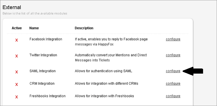 happyfox sso configure