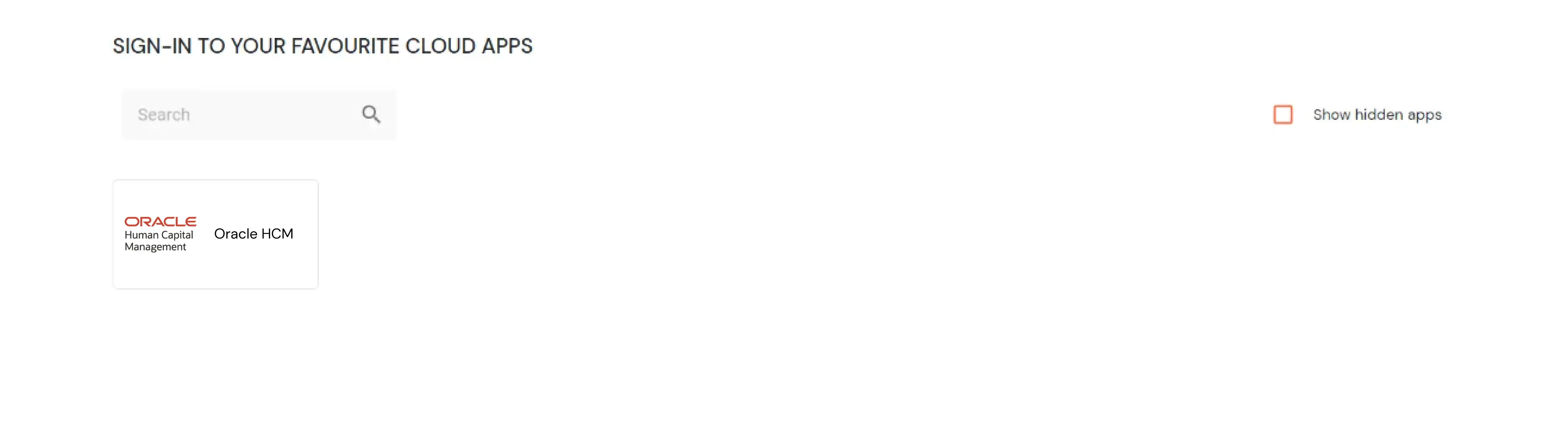 Fusion Cloud HCM Single Sign-On (SSO) verify configuration