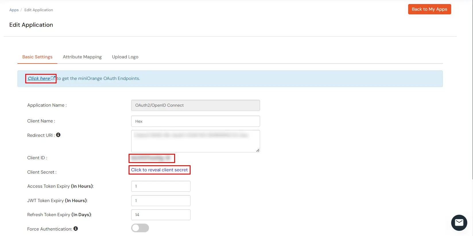  Single Sign-On (sso)for Hex Endpoints