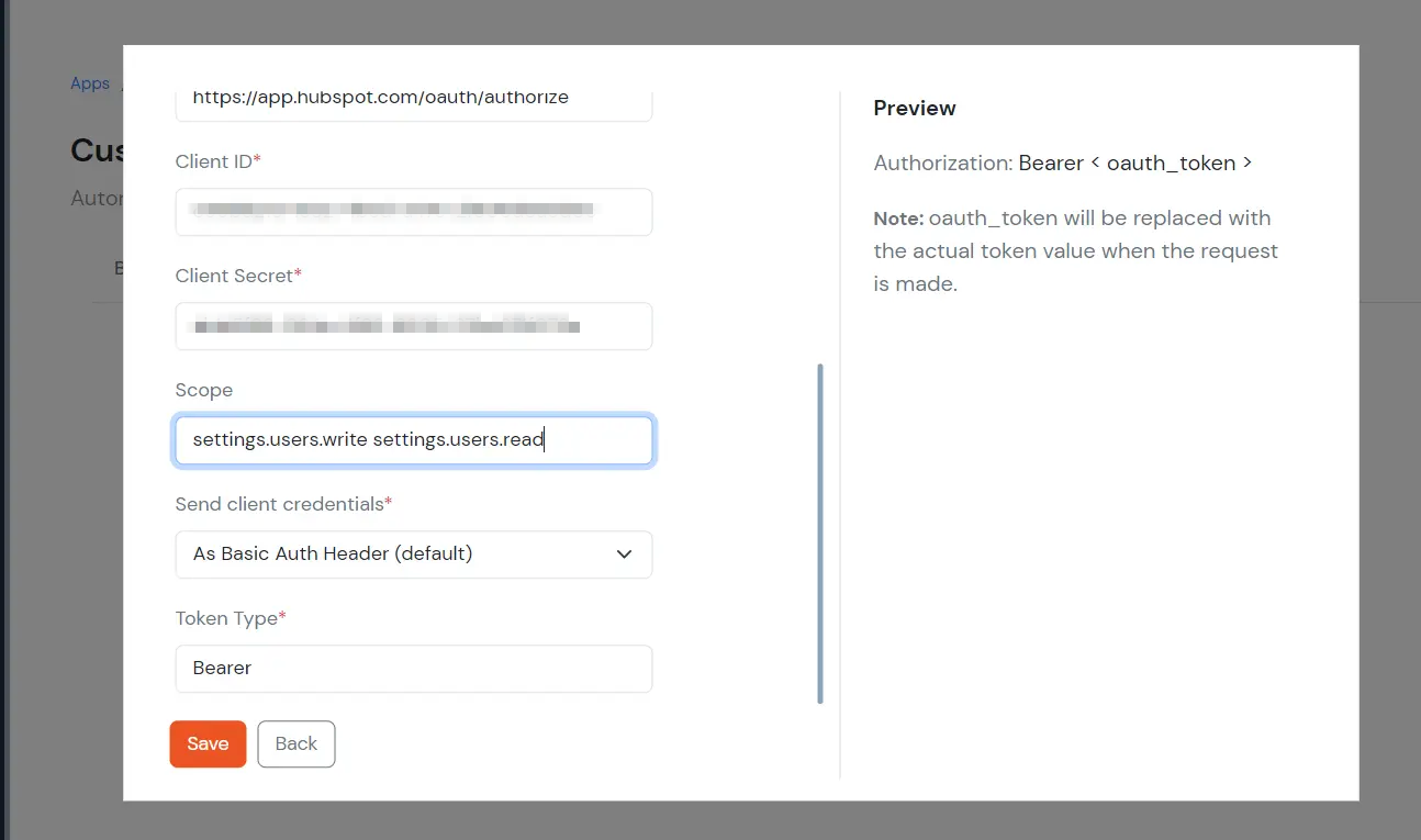 Hubspot Provisioning
