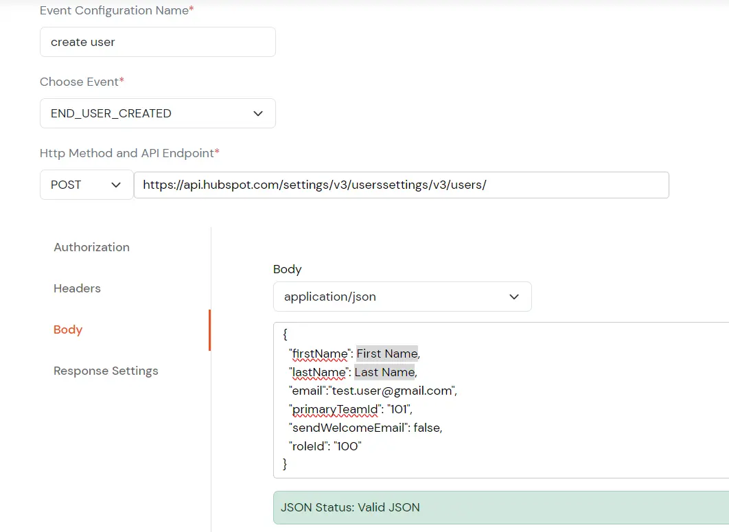 Hubspot Provisioning