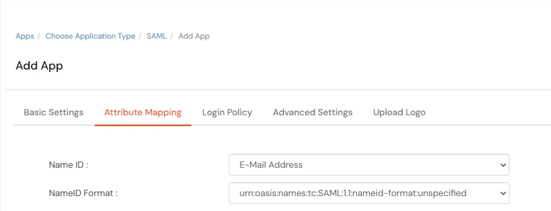 Mimecast two-factor authentication (2FA) : Add Attribute