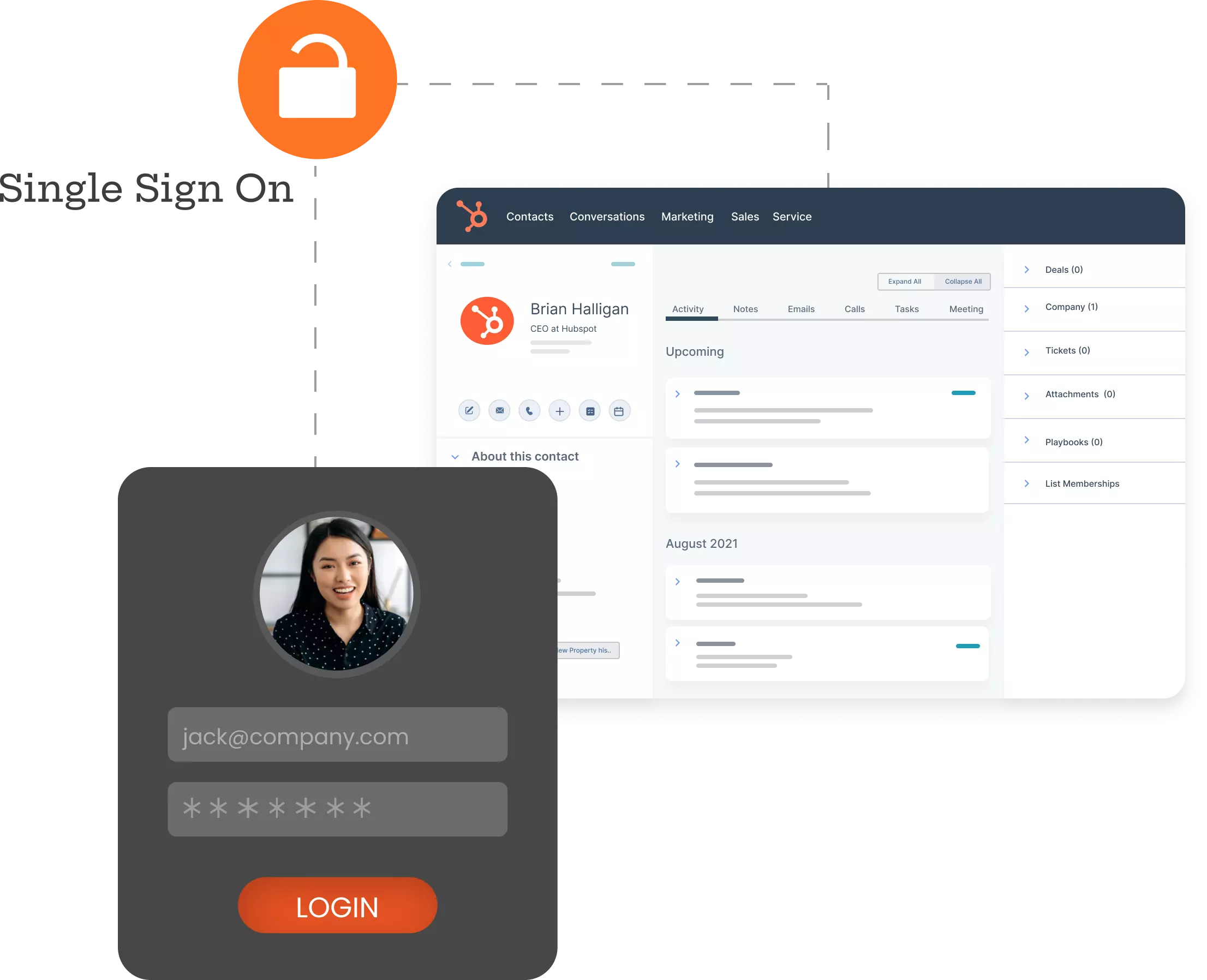 Hubspot SSO MFA Provisioning