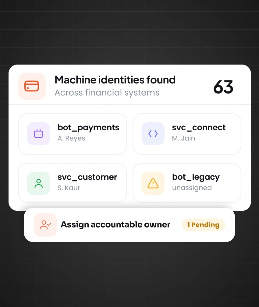 Govern RPA Bots and Service Accounts