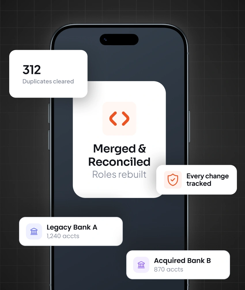 Manage Mergers and Branch Consolidations