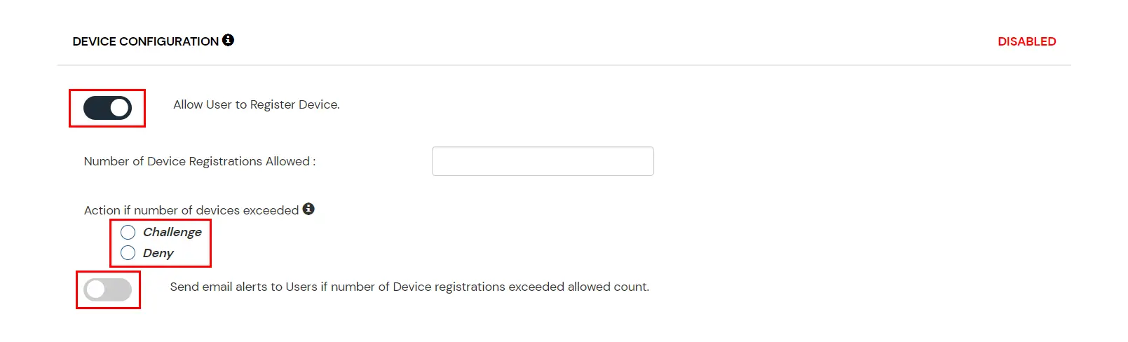 Adaptive Authentication: Device Restriction