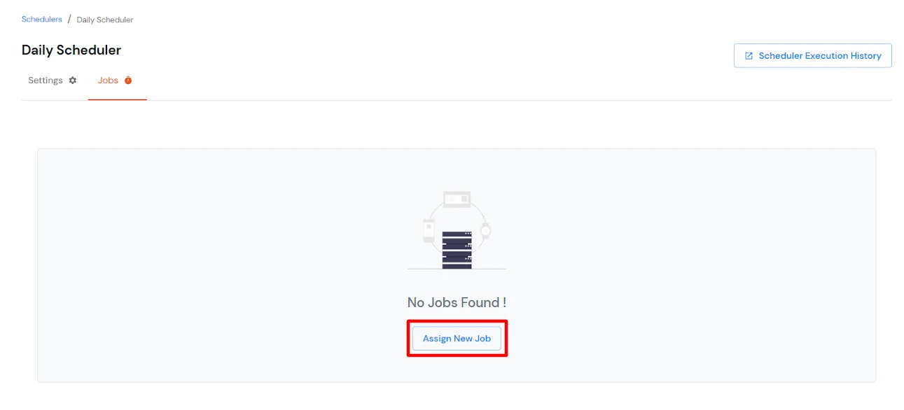 Assign New Job in Admin Handbook