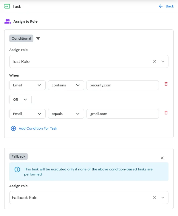 Assign To Role Task Configuration in Admin Handbook