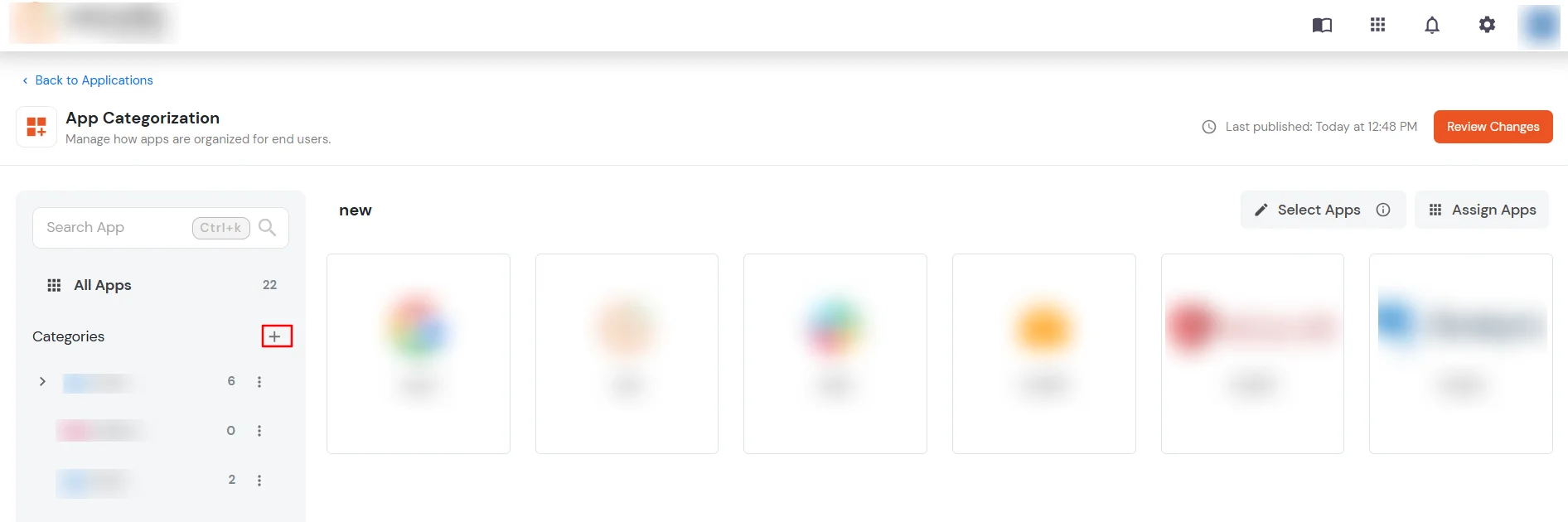 miniOrange Identity Platform Partner Portal Handbook: Click the add category icon
