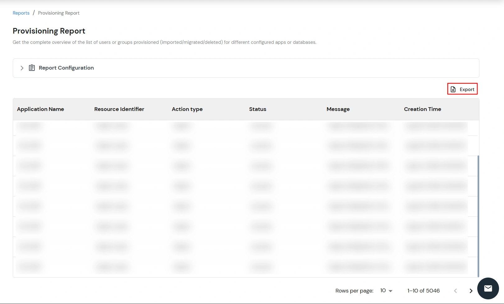 miniOrange Identity Platform Admin Handbook: Click Export