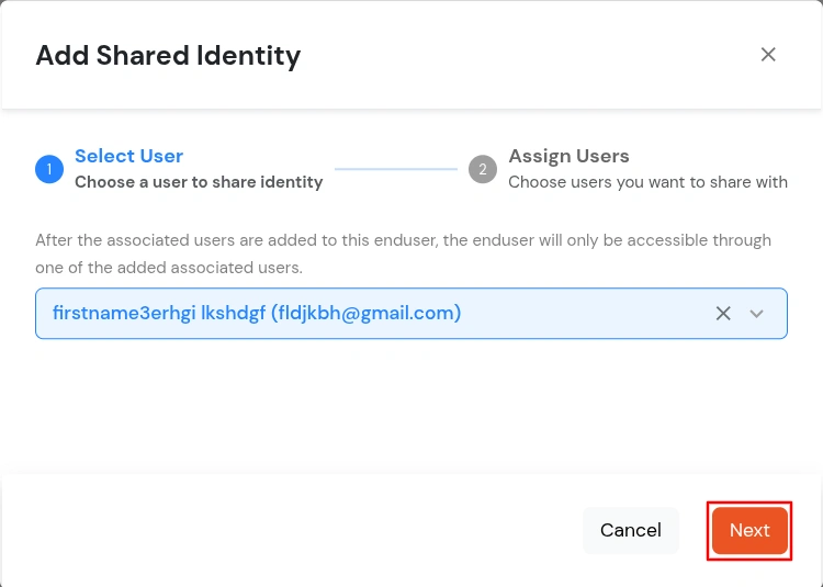 Manuale di amministrazione della piattaforma di identità miniOrange: fare clic su Avanti