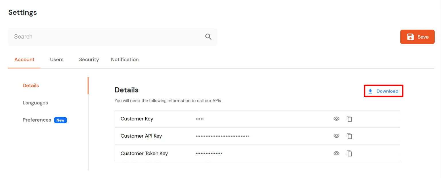 miniOrange Identity Platform Admin Handbook: Download Account detail report