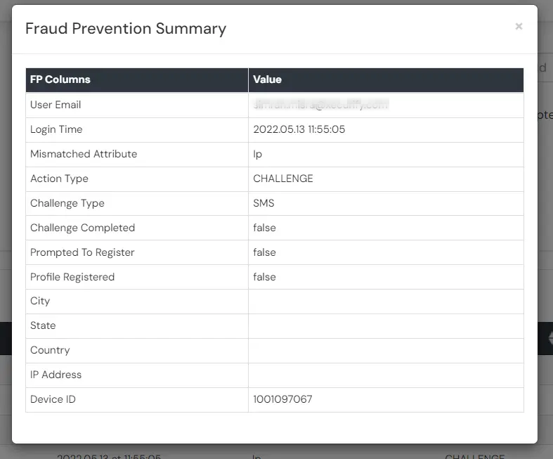 miniOrange Identity Platform Admin Handbook: Adaptive authentication reports