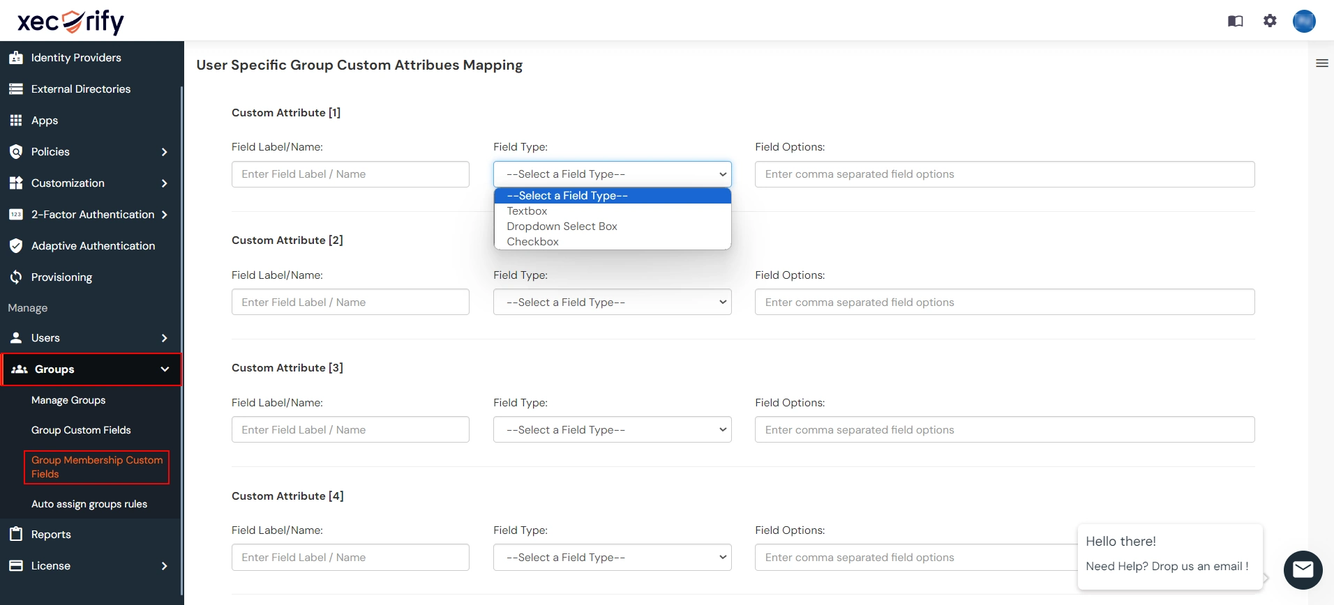 miniOrange Identity Platform Admin Handbook: Group Membership Custom Fields Mapping