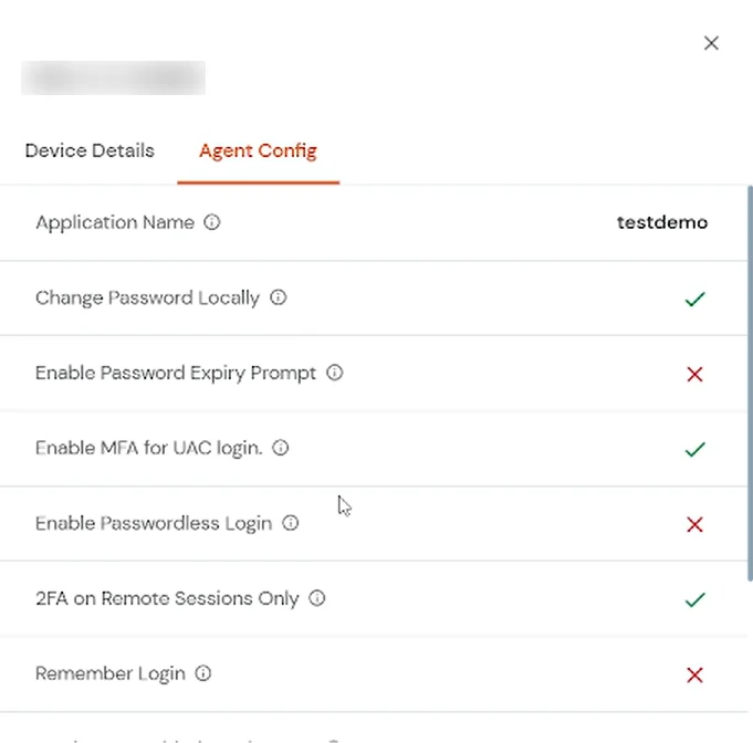 miniOrange Identity Platform Admin Handbook: Agent Config tab