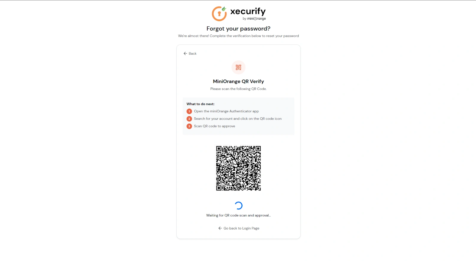 miniOrange QR Verify
