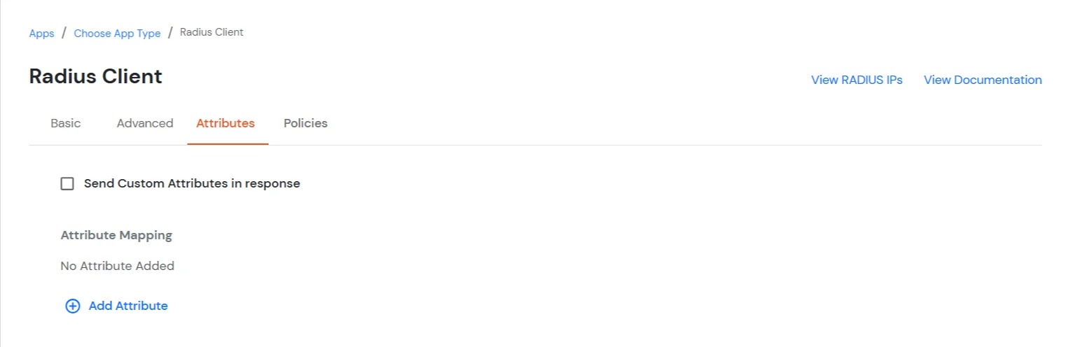 miniOrange Identity Platform Admin Handbook: Radius Attributes Details