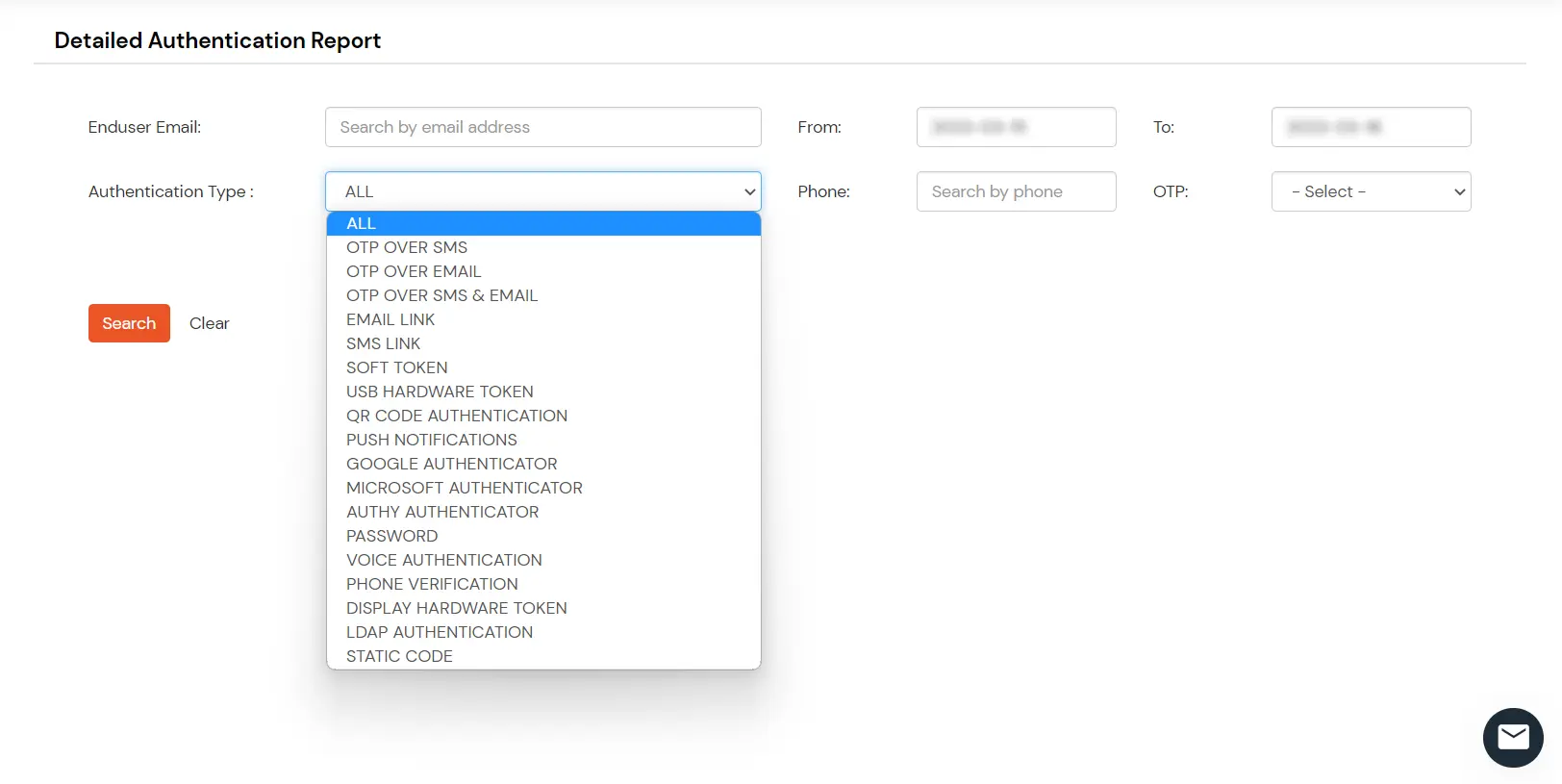 miniOrange Identity Platform Admin Handbook: Authentication type