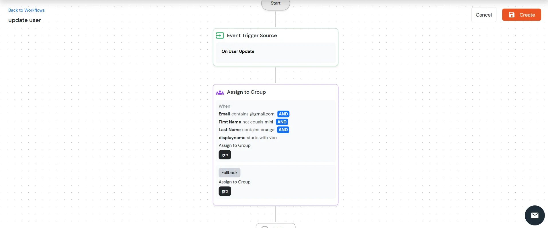 Save Fallback Configuration in Admin Handbook