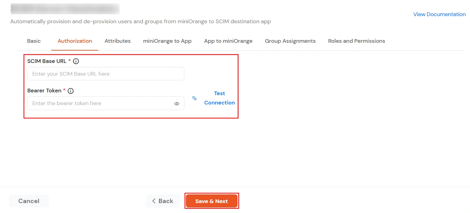 SCIM-Bereitstellungskonfiguration