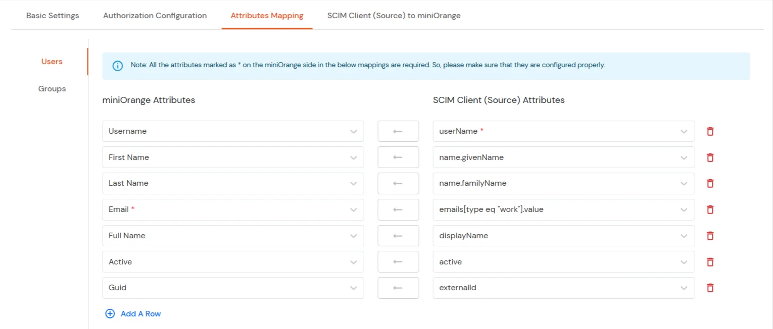 miniOrange Identity Platform Partner Portal Handbook: Add Attribute Mapping