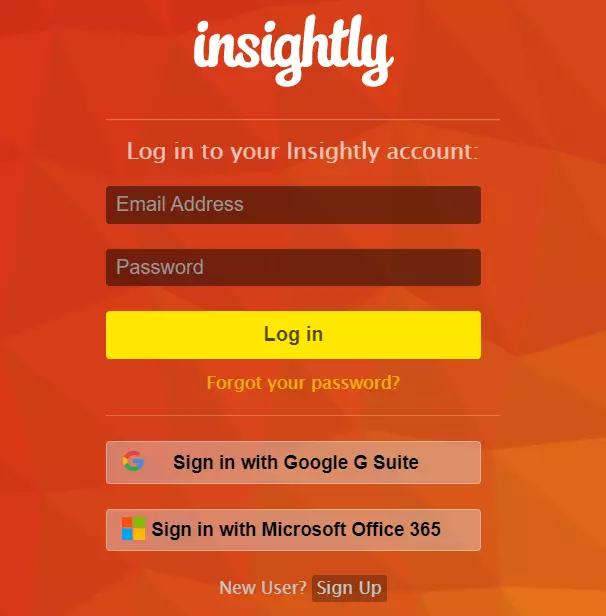 Insightly Single Sign On (SSO)