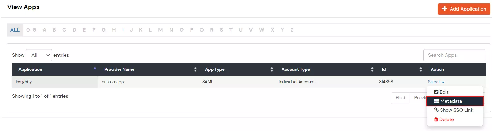 Insightly Single Sign On (SSO)