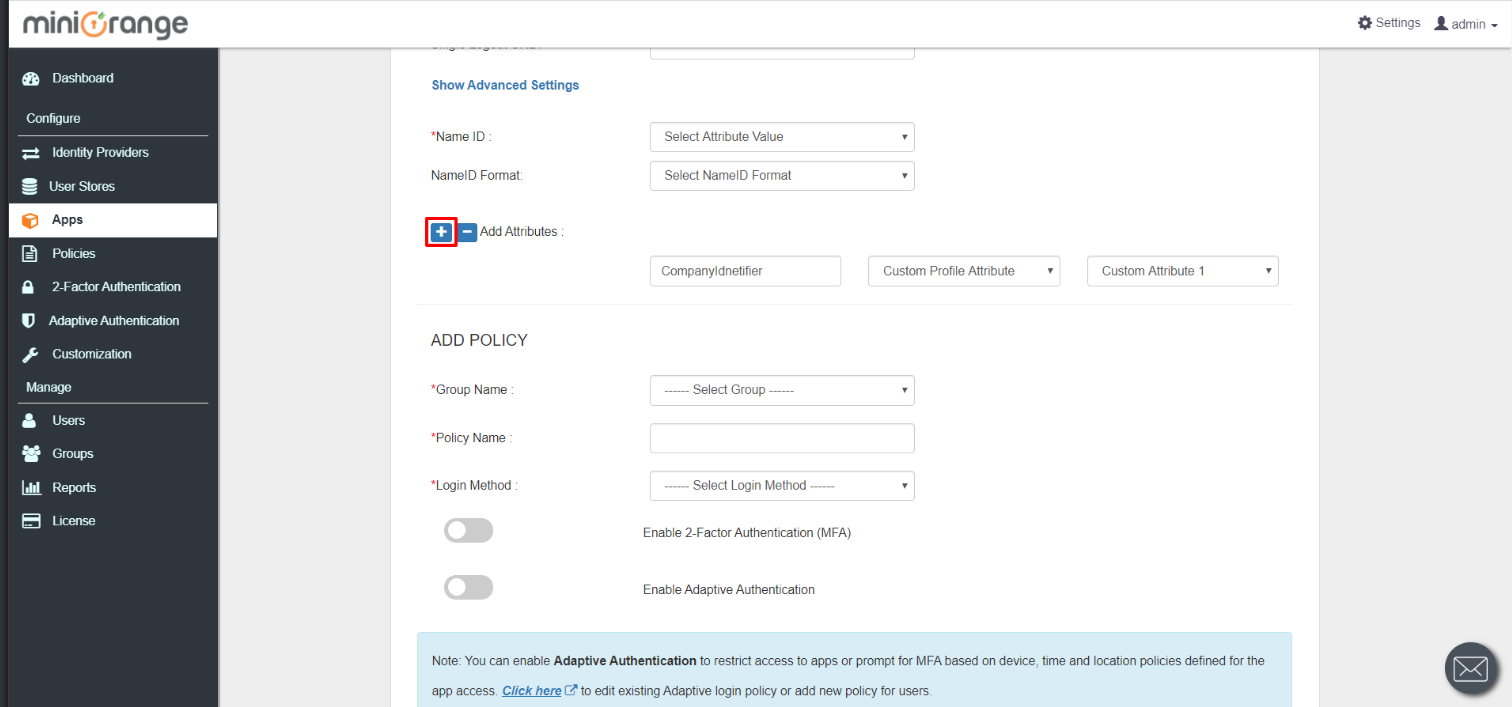 iPipeline Single Sign On (SSO) save configuration