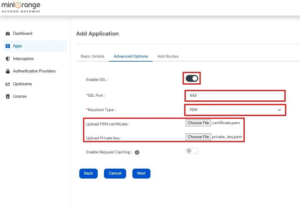 Setup JD Edwards via miniOrange access gateway