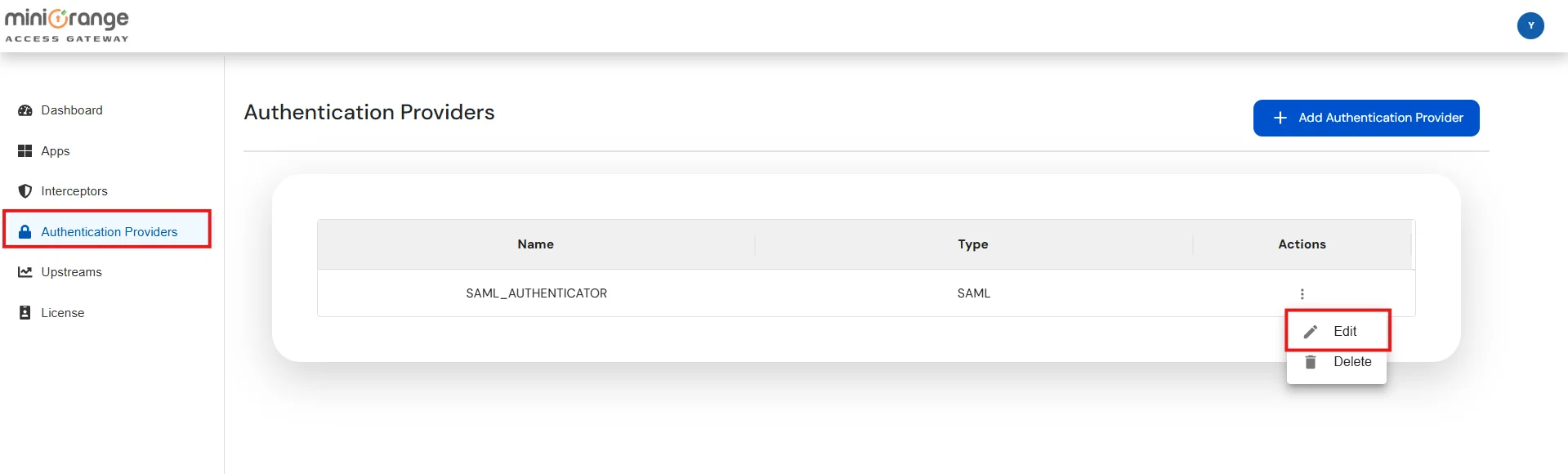 Setup JD Edwards via miniOrange access gateway
