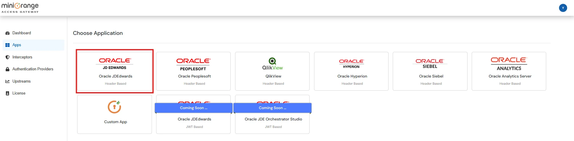Setup Miniorange access gateway