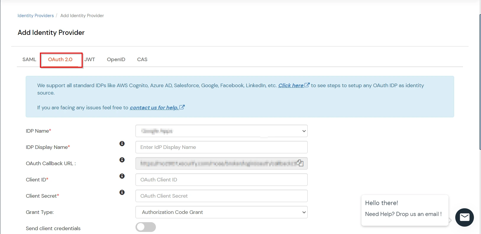 Login SSO using OneLogin as OAuth IDP