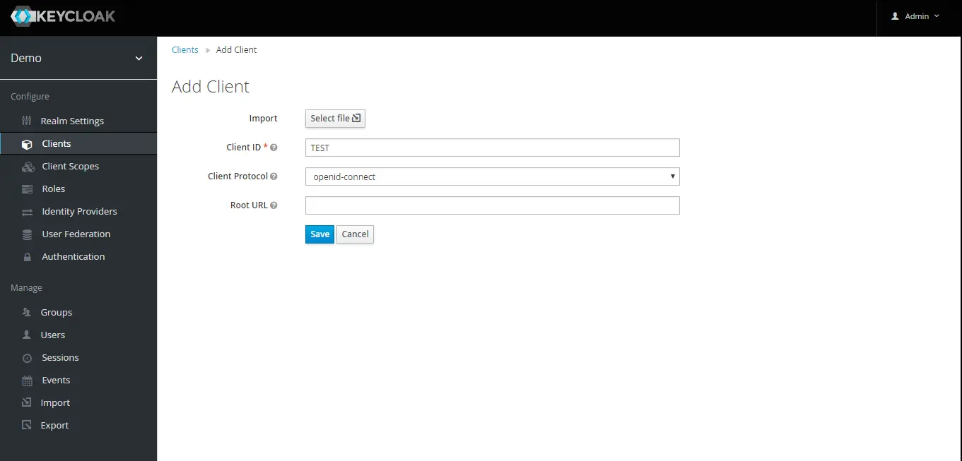 Keycloak IDP (Change access type)