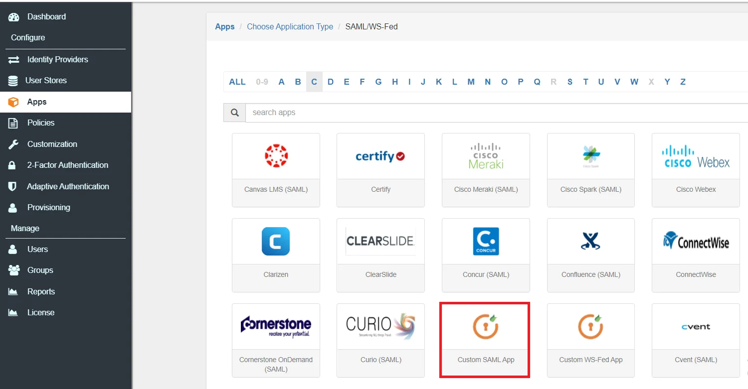 Laravel Single Sign-On (SSO) manage apps
