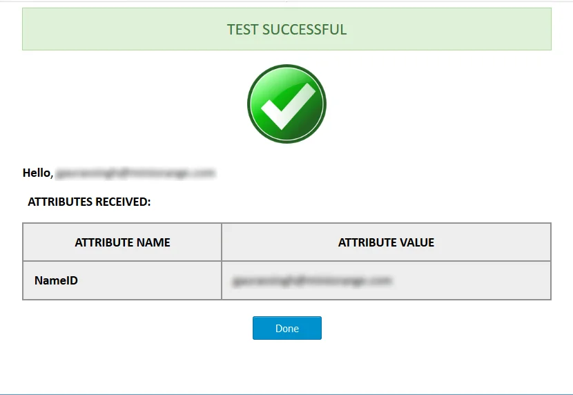 Laravel Single Sign-On (SSO) Test Result