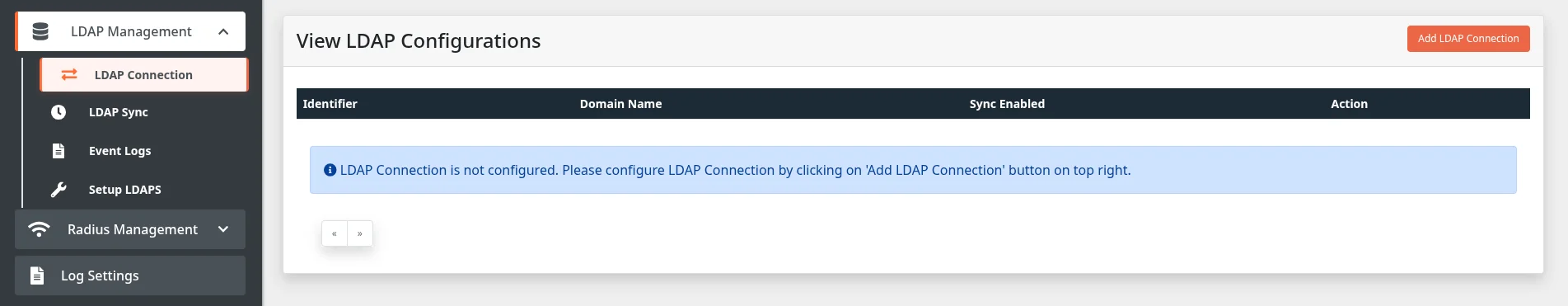 miniOrange ldap gateway add ldap connection