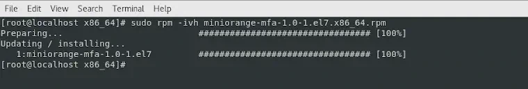 Setup 2FA/MFA provider for Linux: Install miniOrange MFA RPM