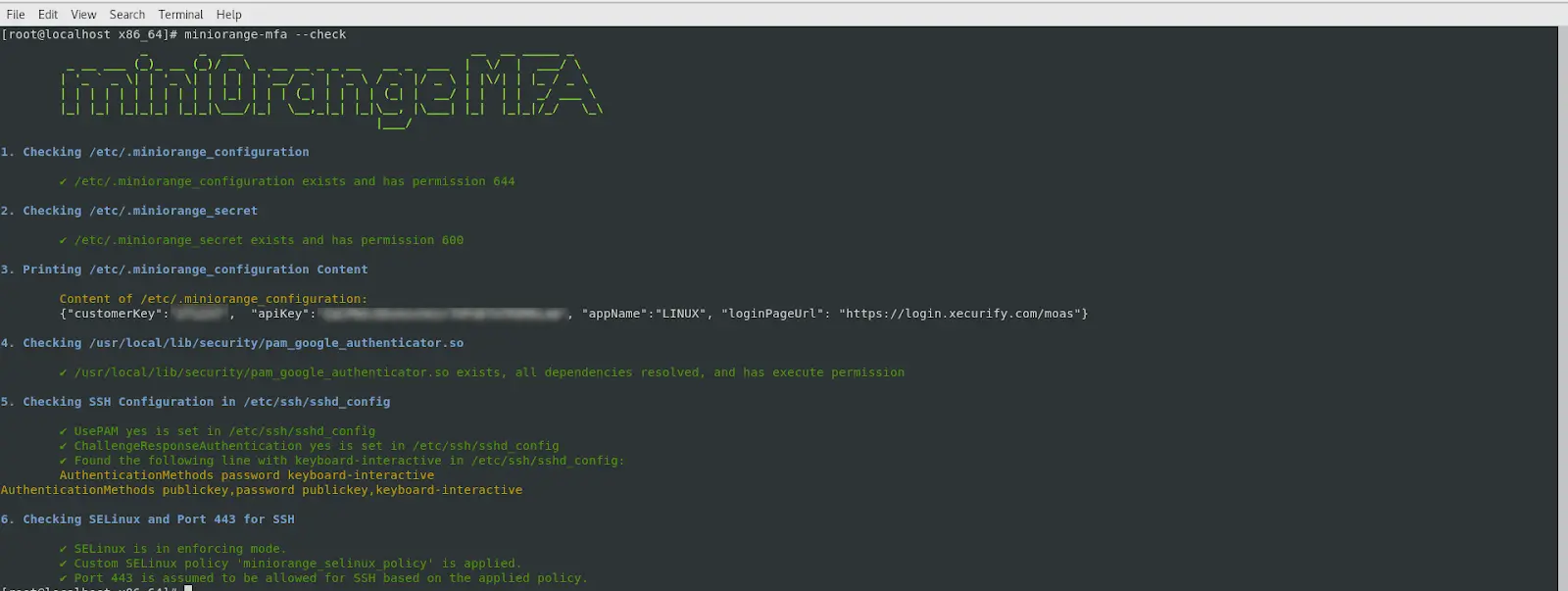 Troubleshoot while testing MFA configuration