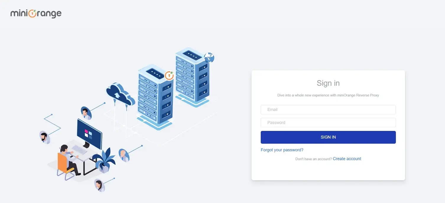 Load Balancing Reverse Proxy - Account Login