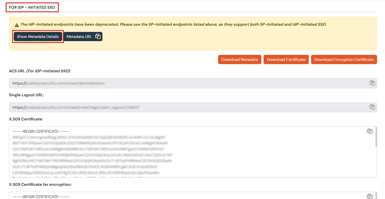 Zoho Single Sign-On (SSO) verify configuration