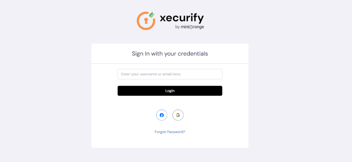 Facebook SSO : Sign in with social login