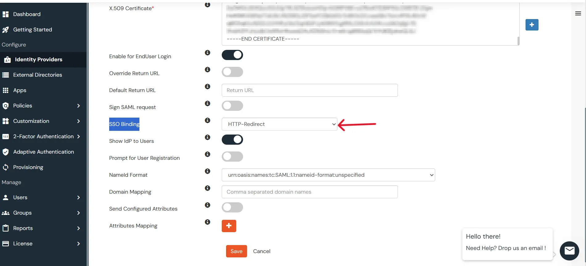 Login using Salesforce as IdP : SSO binding option