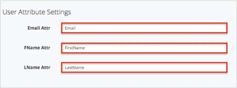 Looker Single Sign On (sso) user attribute settings