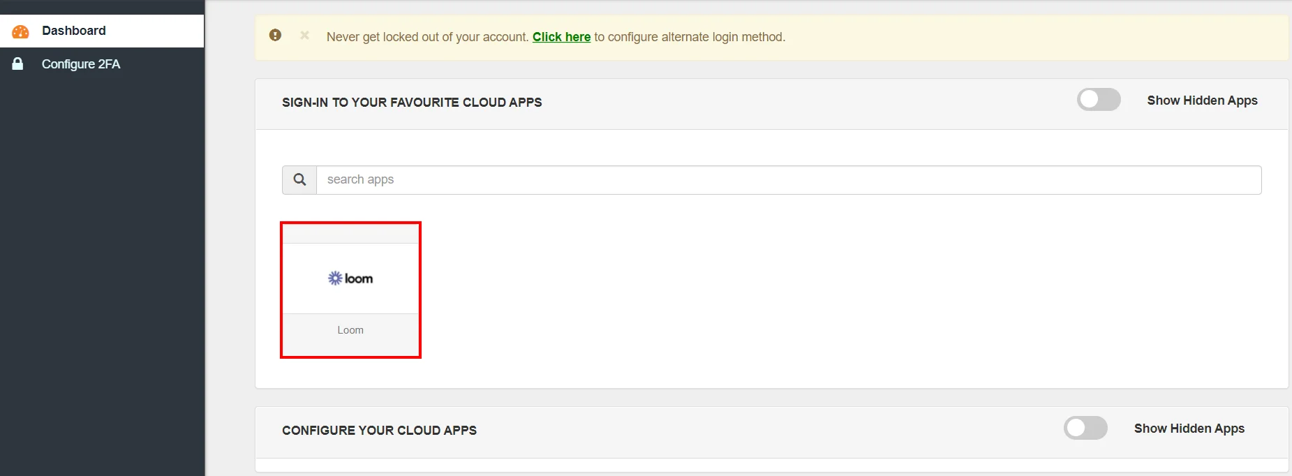 Loom Single Sign-On (SSO) verify configuration