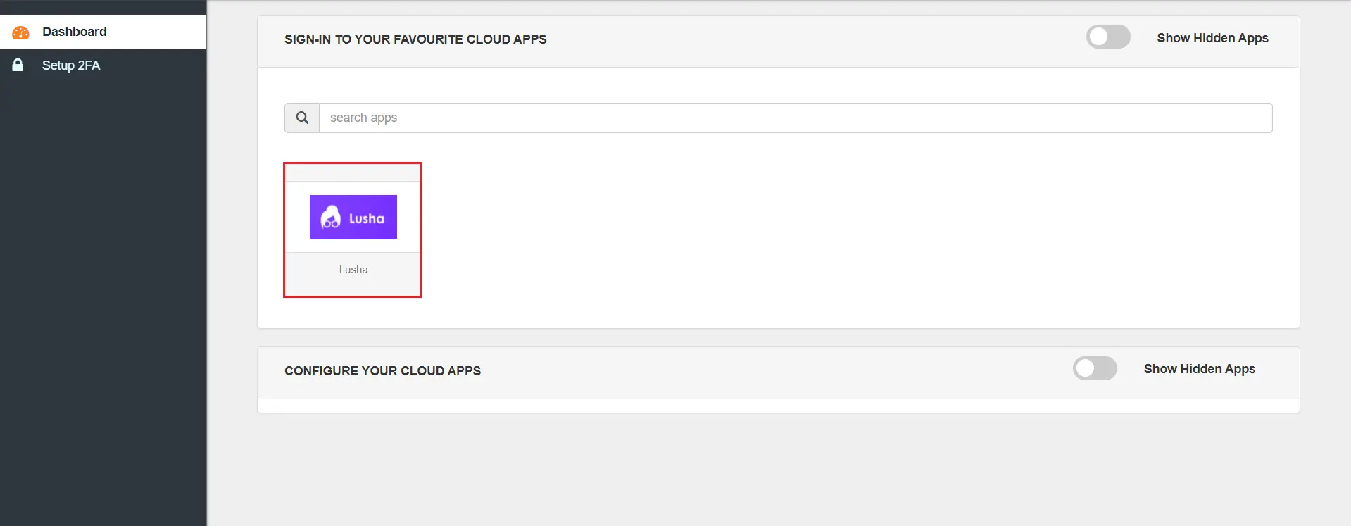 Lusha Single Sign-On (SSO) verify configuration