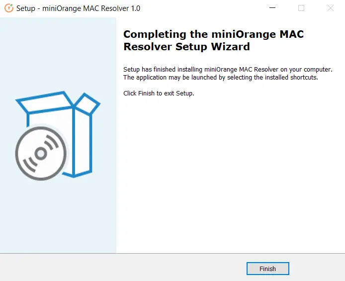 MAC Address based Restriction: Finish Installation
