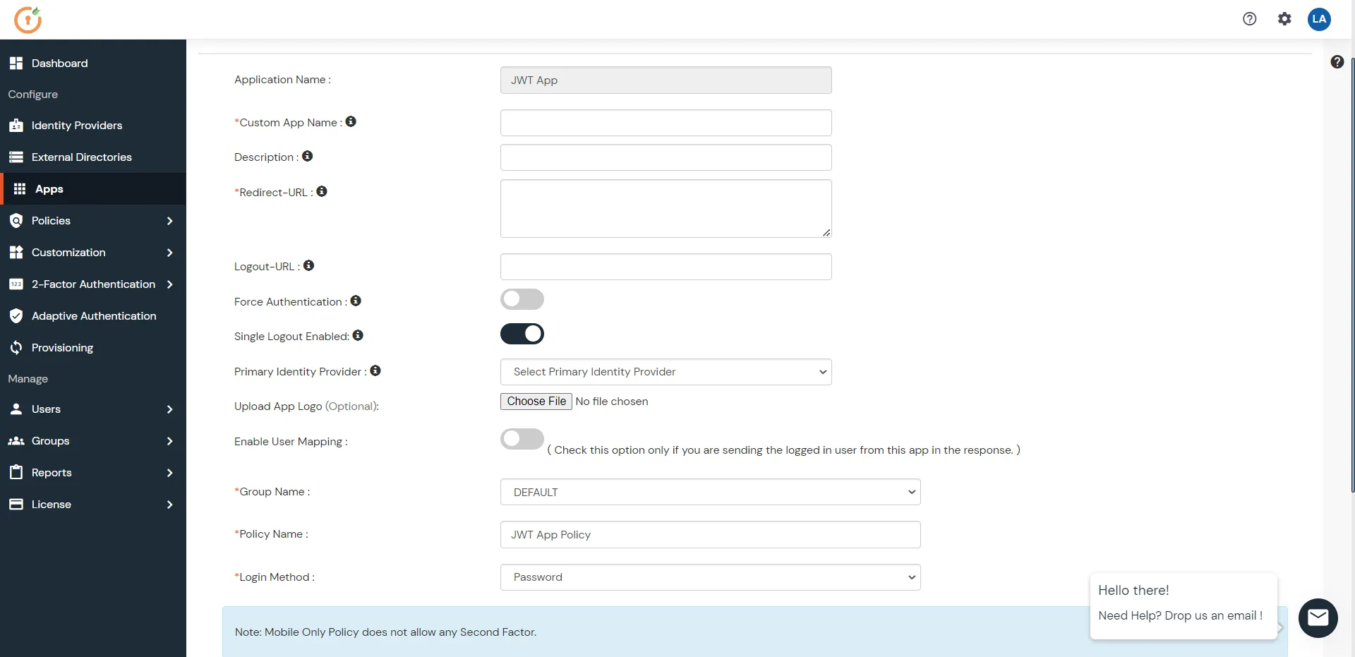 MantisBT Single Sign On SSO add app