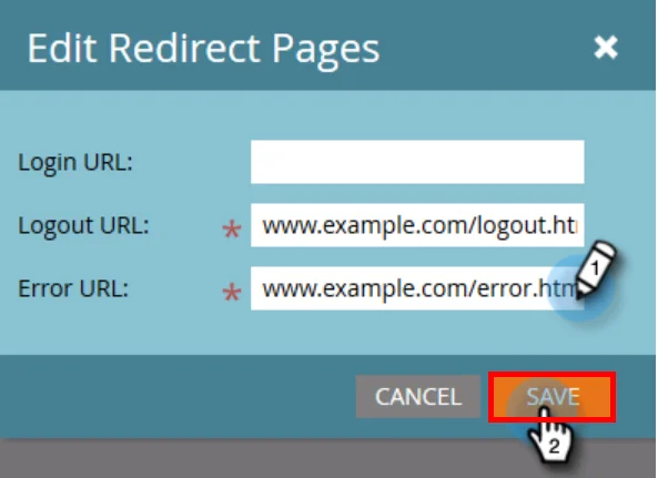 Marketo Single Sign On (sso) Edit Redirect Page Settings