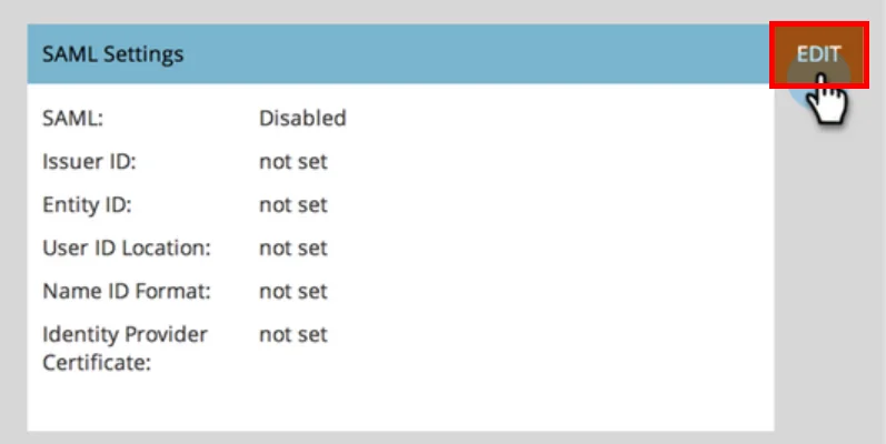 Marketo two-factor authentication (2FA) : SAML settings