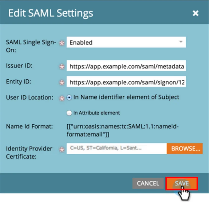 Marketo Single Sign On (sso) setup single sign-on